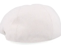 Fabric White Flat Cap - Seeberger