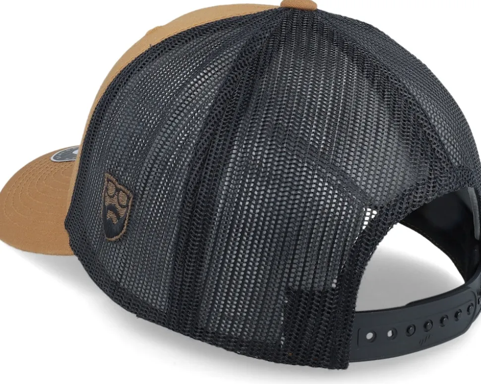 Face Mask Quarantine Beard Caramel/Black Trucker - Bearded Man