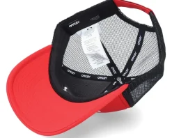 Factory Pilot Hat Red Line/Black Trucker - Oakley