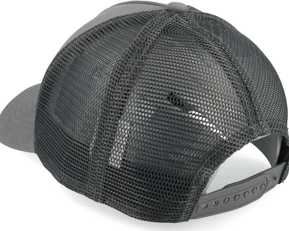 Faded Retro Charcoal A-Frame Trucker - Salty Crew