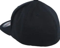Fair Pride Flowers Black Flat Brim Fitted - Fair