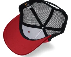 Fair Pride Rainbow Side Logo Red Velvet Trucker - Fair