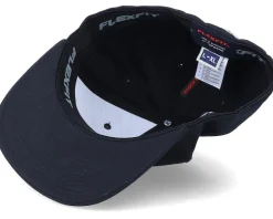Fair White Logo Flat Brim Black Fitted - Fair