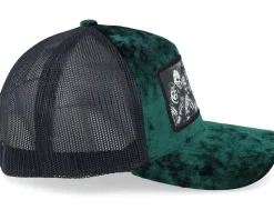 Family Horror Ii Velvet Green/Black A-Frame Trucker - Scenes