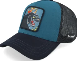 Fantastic Beast Black Panther Black/Blue Trucker - Capslab