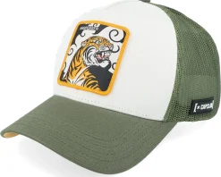 Fantastic Beasts Angry Tiger Dark Green/White Trucker - Capslab