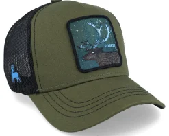 Fantastic Beasts Forest Dark Green/Black Trucker - Capslab