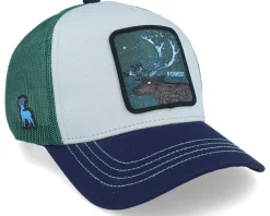 Fantastic Beasts Forest White/Green/Blue Trucker - Capslab