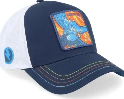 Fantastic Beasts Thunderbird White/Blue A-Frame Trucker - Capslab