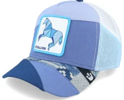 Farmigami Self Reliant Farmigami Blue A-Frame Trucker - Goorin Bros.