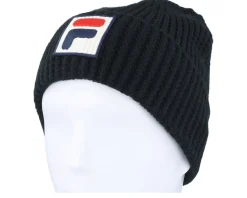 Fasa F-box Waffle Beanie Black Cuff - Fila