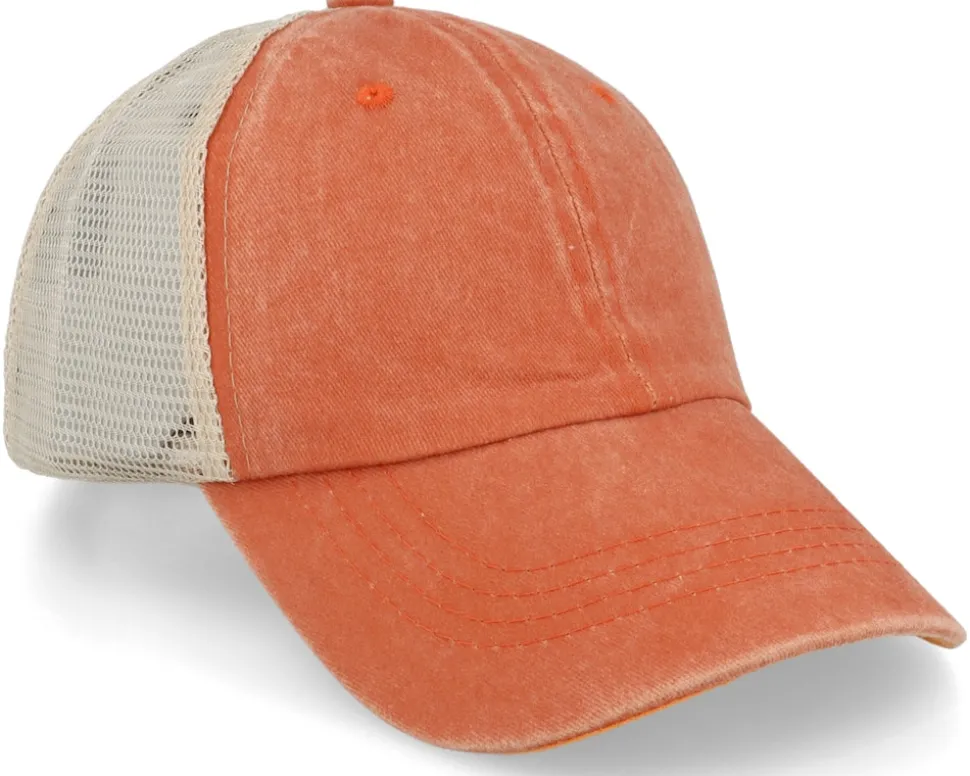 Fashion Custom Vintage Orange/Khaki Trucker - Equip