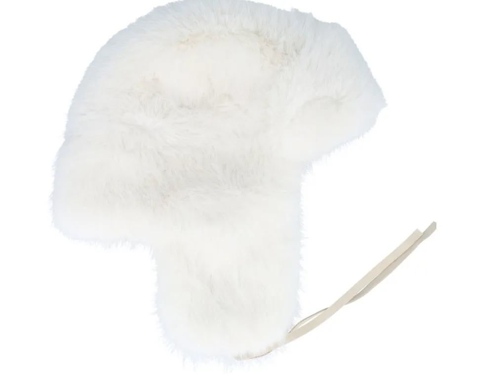 Faux Fur Off White Trapper - MJM Hats