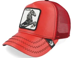 Faux Leather Cherry Mustang Trucker - Goorin Bros.