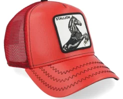 Faux Leather Cherry Mustang Trucker - Goorin Bros.