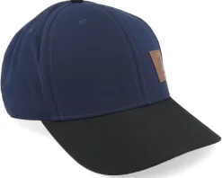 Faux Leather Patch Navy/Black Adjustable - John Deere