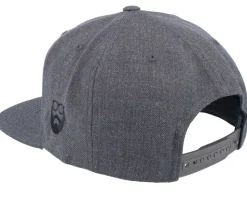 Fear The Beard Dark Heather Snapback - Bearded Man