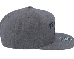 Fear The Beard Dark Heather Snapback - Bearded Man