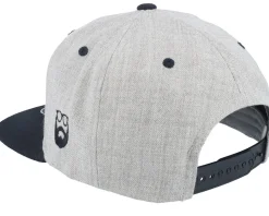 Fear The Beard Grey/Black Snapback - Bearded Man