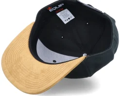 Feather Black/Suede Snapback - Iconic