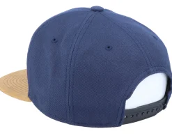 Feather Navy/Suede Snapback - Iconic