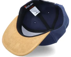 Feather Navy/Suede Snapback - Iconic