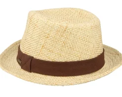 Fedora Toyo Beige Straw Hat - Stetson