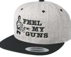 Feel My Guns Grey/Black Snapback - Berzerk