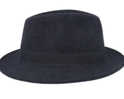 Felix 32 Crushable Anthracite Fedora - MJM Hats