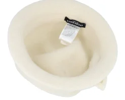 Felt Hat With Bow White Cloche - Seeberger