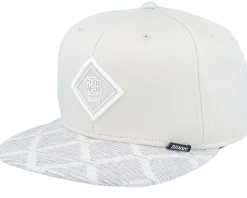 Fendolookalike Light Grey Snapback - Djinns