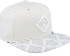 Fendolookalike Light Grey Snapback - Djinns