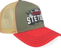 Festival Live Loud Red/Olive A-Frame Trucker - Stetson