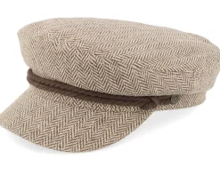 Fiddler Cap Dark Earth/Sand Vega Cap - Brixton