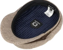 Fiddler Cap Dark Earth/Sand Vega Cap - Brixton