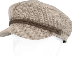 Fiddler Cap Dark Earth/Sand Vega Cap - Brixton