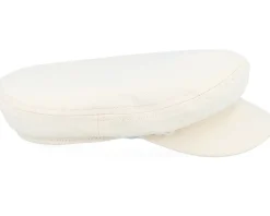 Fiddler Cap Egret White Vega Cap - Brixton