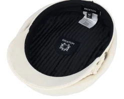 Fiddler Cap Egret White Vega Cap - Brixton