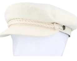 Fiddler Cap Egret White Vega Cap - Brixton