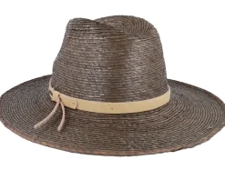 Field Proper Dark Earth/Natural Straw Hat - Brixton