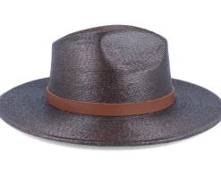 Field Proper Deep Brown Straw Hat - Brixton