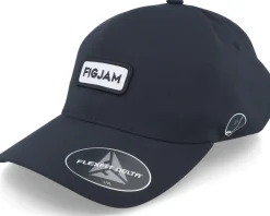 Figjam Golf Black Delta Flexfit - Pins & Stripes