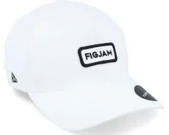 Figjam Golf White Delta Flexfit - Pins & Stripes