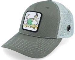 Findus Kickbike Olive/Grey Trucker - Pettson och Findus