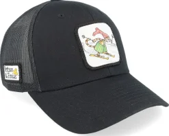 Findus Skiing Black Trucker - Pettson och Findus