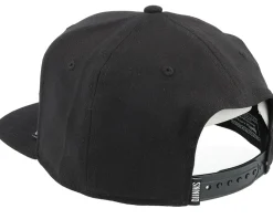 Fine Herringsbone Black Snapback - Djinns