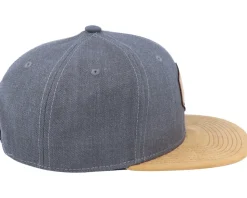 Finland Map Patch Dark Heather Grey/Suede Snapback - Iconic