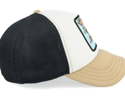 First Beaver Farm Originals White/Black/Khaki A-Frame Trucker - Goorin Bros.