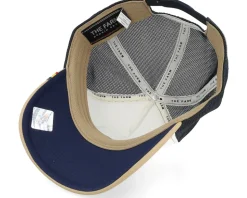 First Beaver Farm Originals White/Black/Khaki A-Frame Trucker - Goorin Bros.