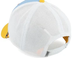 First Cock- Farm Originals Sky/White/Yellow/Navy UV A-Frame Trucker - Goorin Bros.
